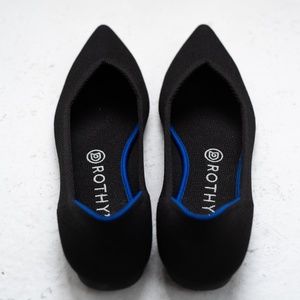 Rothy's Black flats in size 9
